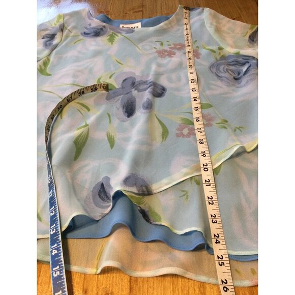 Periwinkle Womens Fairy Top & Skirt Set Floral Layered Sheer Size 12 - Picture 15 of 15